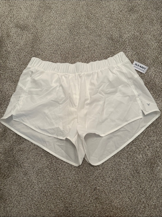 Old Navy Pants - Old Navy White Athletic Shorts L
